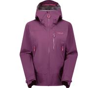 Rab - Ropa de senderismo mujer - Downpour Mountain Jacket W Mulberry para Mujer - Talla 12 UK - Púrpura Púrpura 12 UK