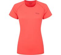 Rab - Ropa trail running mujer - Sonic Tee W Hibiscus para Mujer - Talla 8 UK - Rosa Rosa 8 UK