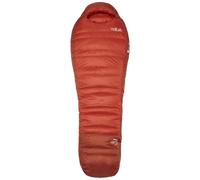 Rab - Sacos de dormir para trekking - Alpine -18C / 0F Dark Horizon/Tuscan Red - Talla Izquierda - Rojo Rojo Izquierda