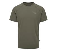 Rab Sonic Tee - Camiseta ligera y transpirable de manga corta para hombre para trail running y senderismo, Caqui claro, Medium