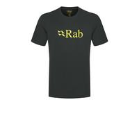 Rab Stance Logo Organic Cotton hombre T-Shirt | EU S in Beluga/Pollen