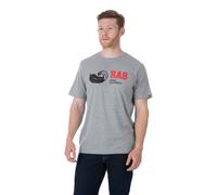 Rab Stance Vintage camiseta de algodón orgánico para hombre en Grey Marl | EU M