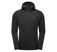 Rab Xenair Alpine Flex - Chaqueta con capucha sintética aislante para senderismo y montañismo, Negro -, Large