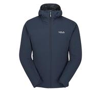 Rab Xenair Alpine Light - Chaqueta aislante con capucha para hombre para senderismo y montañismo, Azul tempestad., Large