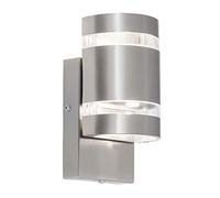 raba Lux 8779 a + + to E, außend 116961 - Lámpara Cambridge, metal, integrado, Acero inoxidable, 10, 5 x 11 x 21 cm