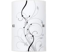 Rabalux Elina lámpara de pared 1x60 W blanco-negro-patrón 3691