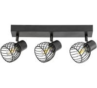 Rabalux Aberama lámpara de techo 3x10 W negro 73003