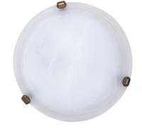 Rabalux Alabastro plafón 1x60 W blanco 3203