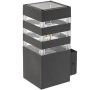 Rabalux Ankara lámpara de pared para exteriores 1x12 W transparente-antracita 7379