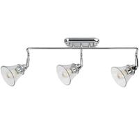 Luz de pared/baño Antoine Metal chrom E14 3x Max 40W IP44 H: 14 cm L: 65 cm B: 18 cm dimmable