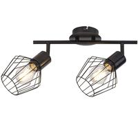 Rabalux Belano lámpara de techo 2x40 W negro 3535