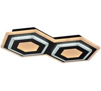 Rabalux Bitsi lámpara de techo 1x44 W negro-amarillo 71114