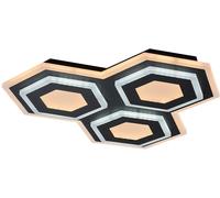 Rabalux Bitsi lámpara de techo 1x72 W negro-amarillo 71115