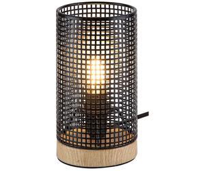 Rabalux Boogie lámpara de sobremesa 1x25 W negro-madera 3180