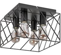Rabalux Boroo lámpara de techo 4x25 W negro 71027