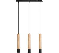 Rabalux Braulia lámpara colgante 3x50 W negro 72133