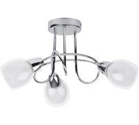 Rabalux Dave lámpara de techo 3x40 W blanco-cromo 6081