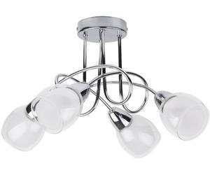 Rabalux Dave lámpara de techo 4x40 W blanco-cromo 6083