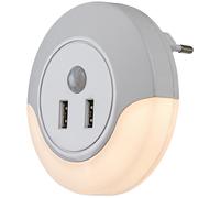 Rabalux Dembo lámpara de noche para enchufe 1x13.9 W blanco 76012