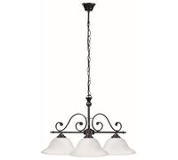 Rabalux Dorothea lámpara colgante 3x60 W blanco-negro 7773