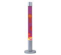 rabalux Dovce Lámpara de Lava, Metal Vidrio, Púrpura Naranja Plata, 76 cm