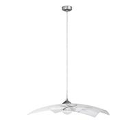 Rabalux Elina lámpara colgante 1x60 W blanco 3694
