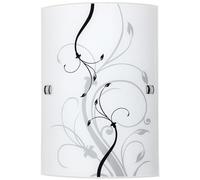 Rabalux Elina lámpara de pared 1x60 W blanco-negro-patrón 3691