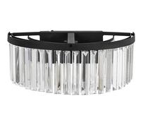 Rabalux Eloisa kinkiet 1x25 W czarny-przezroczysty 71092