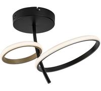 Rabalux Emilion lámpara de techo 1x24 W negro-oro 71296