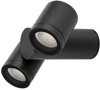 Rabalux Enol lámpara de pared para exteriores 2x35 W negro 77111