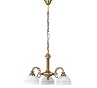 Rabalux Flossi lámpara colgante 3x40 W blanco-marrón 8813