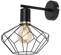 Rabalux Fran lámpara de pared 1x40 W negro 71064