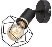 Rabalux Fran lámpara de pared 1x40 W negro 71065