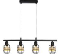 Rabalux Indiana lámpara colgante 4x25 W negro 5284