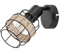 Rabalux Indiana lámpara de pared 1x25 W negro 5281