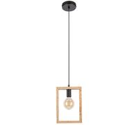 Rabalux Indigo lámpara colgante 1x40 W negro-madera 2292