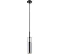Rabalux Kalevi lámpara colgante 1x50 W negro-transparente 72047