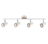Rabalux Karen lámpara de techo 4x4 W blanco-madera 5567