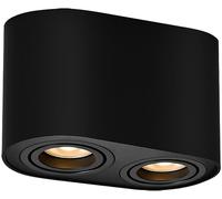 Rabalux Kobald lámpara de techo 2x42 W negro 2051