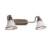 Rabalux Grando lámpara de pared 2x40 W blanco-marrón 6546