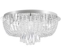 Rabalux Larisha lámpara de techo 6x40 W cromo-transparente 6806