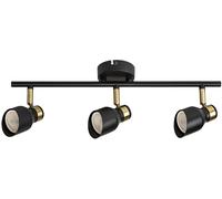 Rabalux Lilou lámpara de techo 3x25 W negro-oro 73049