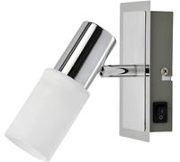 Rabalux Logan lámpara de pared 1x40 W blanco-cromo 6096
