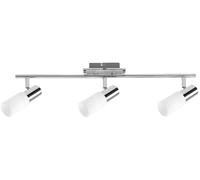 Rabalux Logan lámpara de techo 3x40 W blanco-cromo 6098