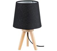 Rabalux Lychee lámpara de sobremesa 1x25 W negro-madera 2069