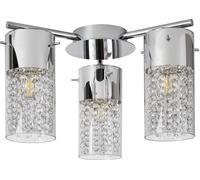 Rabalux Niagara lámpara de techo 3x40 W cromo-transparente 2195