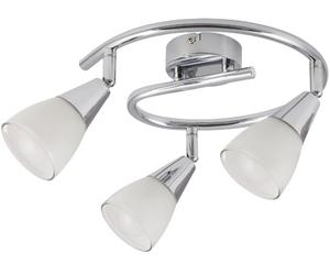 Rabalux Nicolette lámpara de techo 3x40 W blanco-cromo 6769