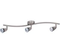 Rabalux Norman lámpara de techo 3x50 W cromo-satinado 5993