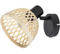 Rabalux Rattan lámpara de pared 1x15 W negro-beige 3133