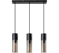 Rabalux Ronno lámpara colgante 3x25 W negro-humado 72053